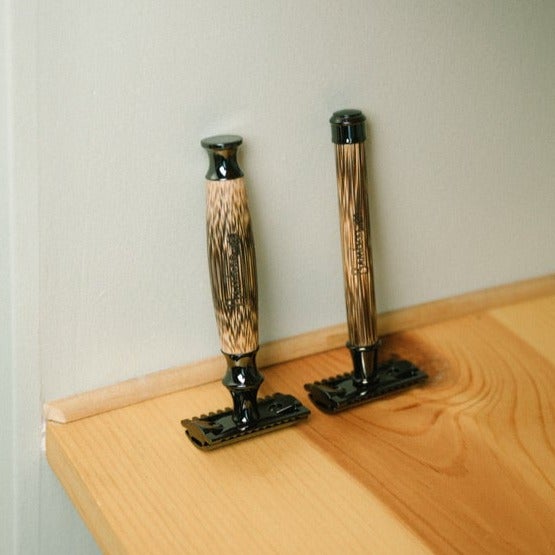 Bamboo Stainless Steel Safety Razor - Concordia Style Boutique