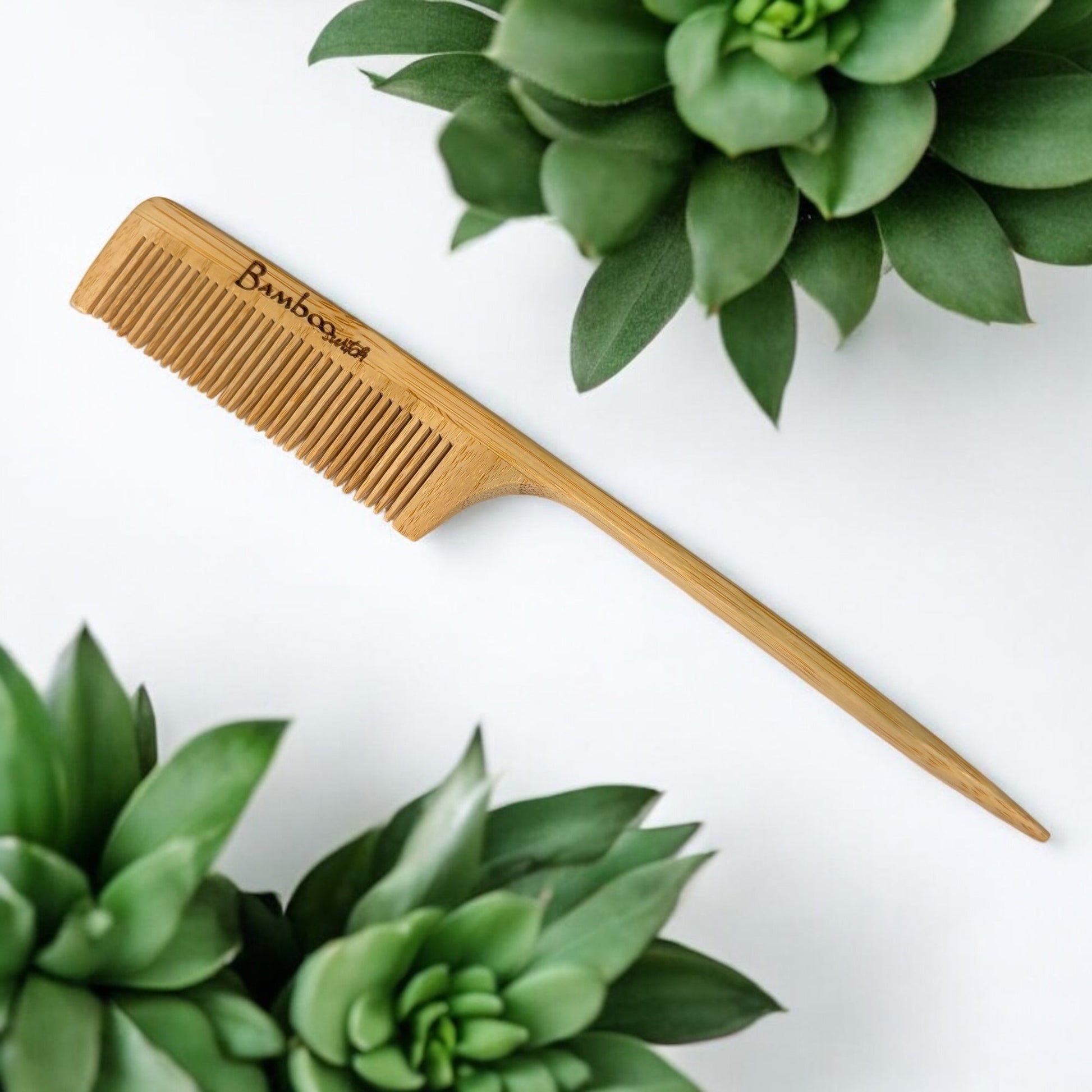 Bamboo Styling Rat Tail Comb - Concordia Style Boutique