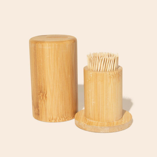 Bamboo Toothpick Holder - Concordia Style Boutique