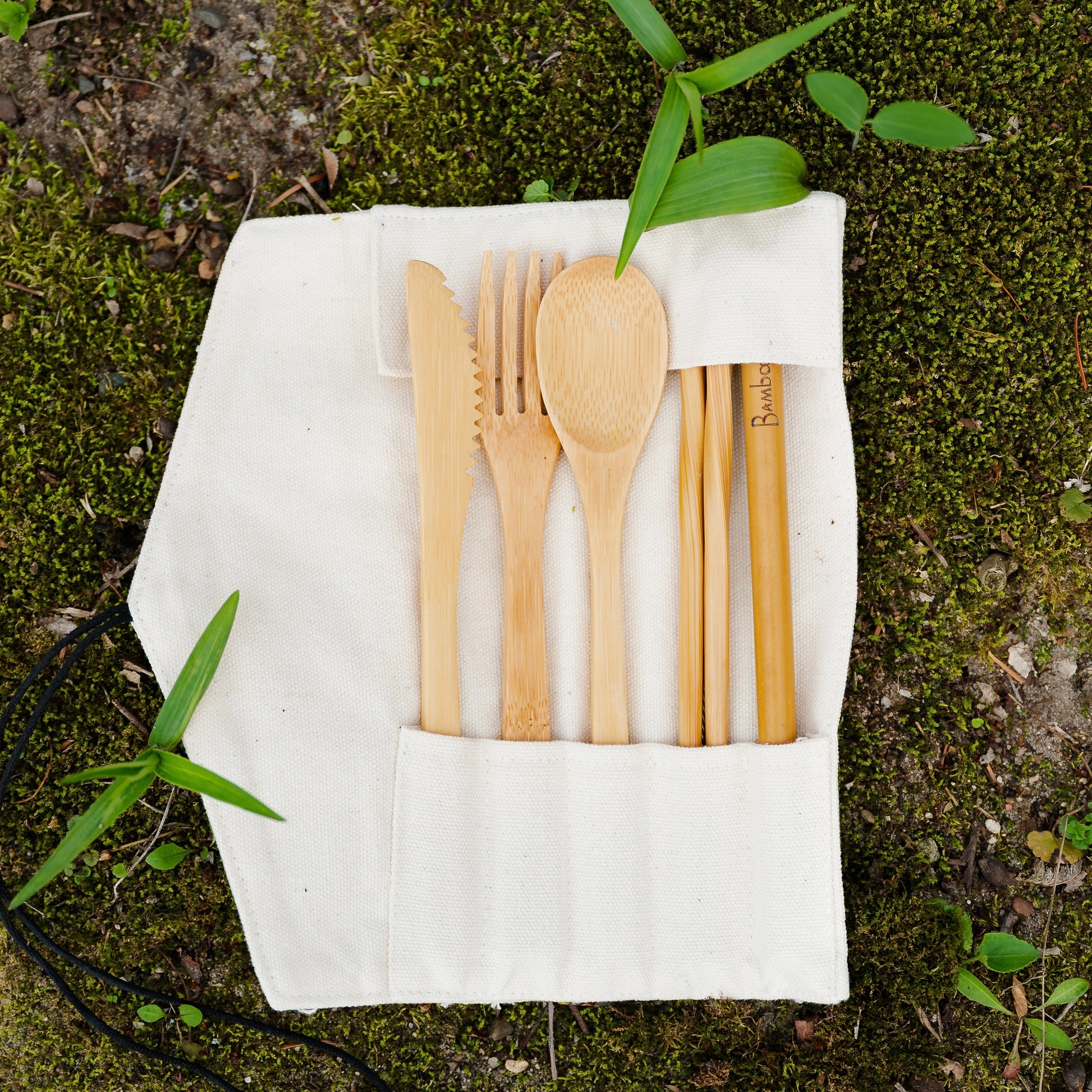 Bamboo Travel Cutlery | Beige - Concordia Style Boutique