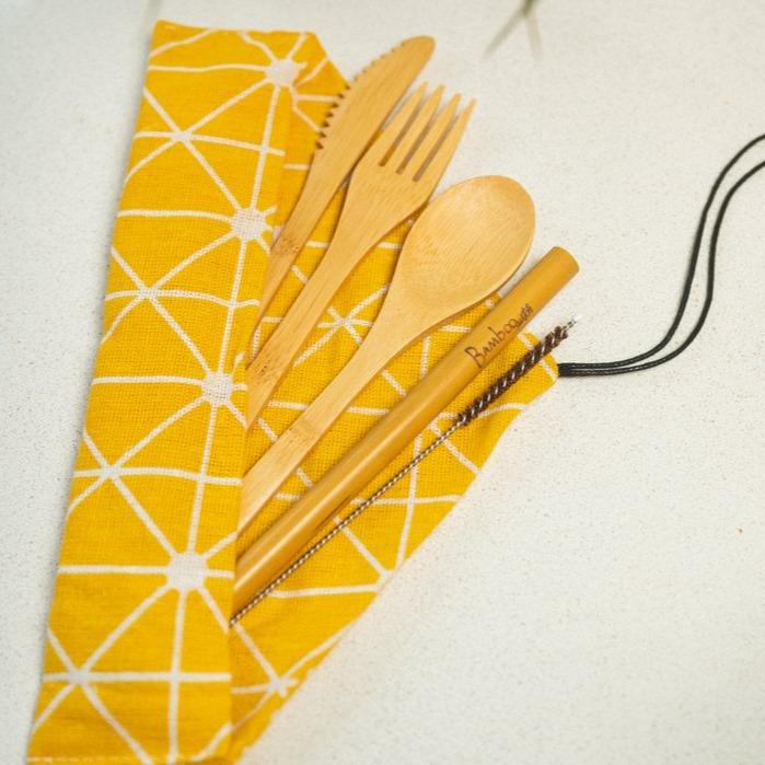 Bamboo Travel Cutlery Set - Concordia Style Boutique