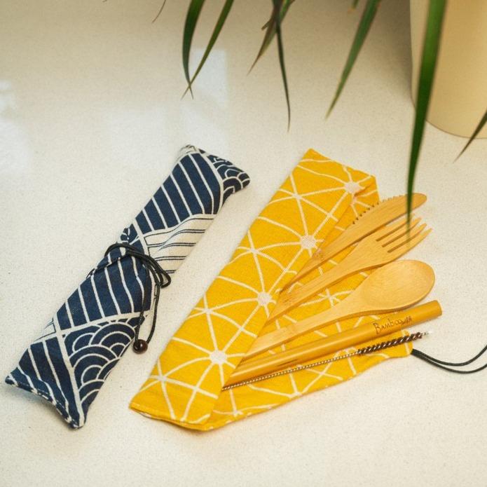 Bamboo Travel Cutlery Set - Concordia Style Boutique