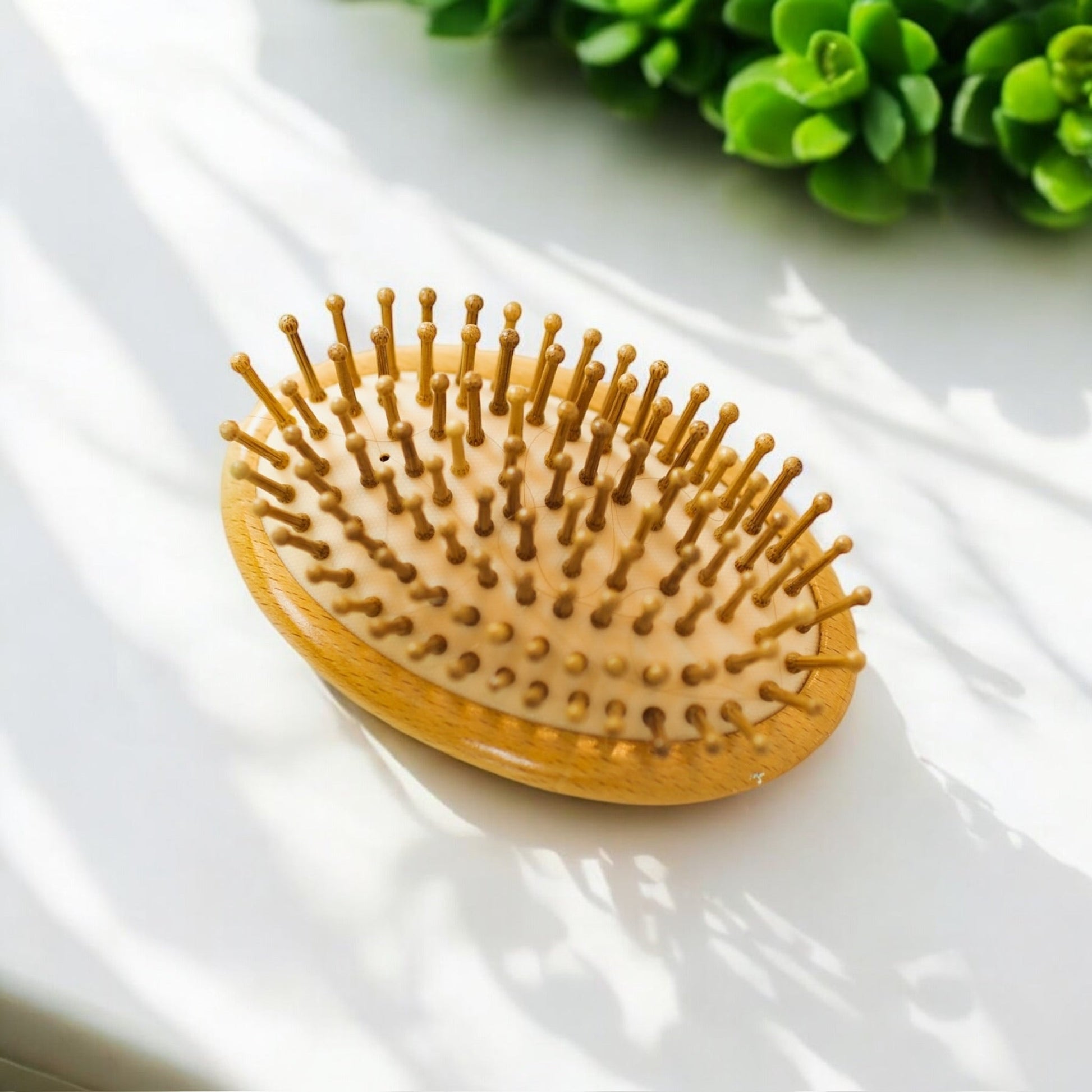 Bamboo Travel Hair Brush - Concordia Style Boutique