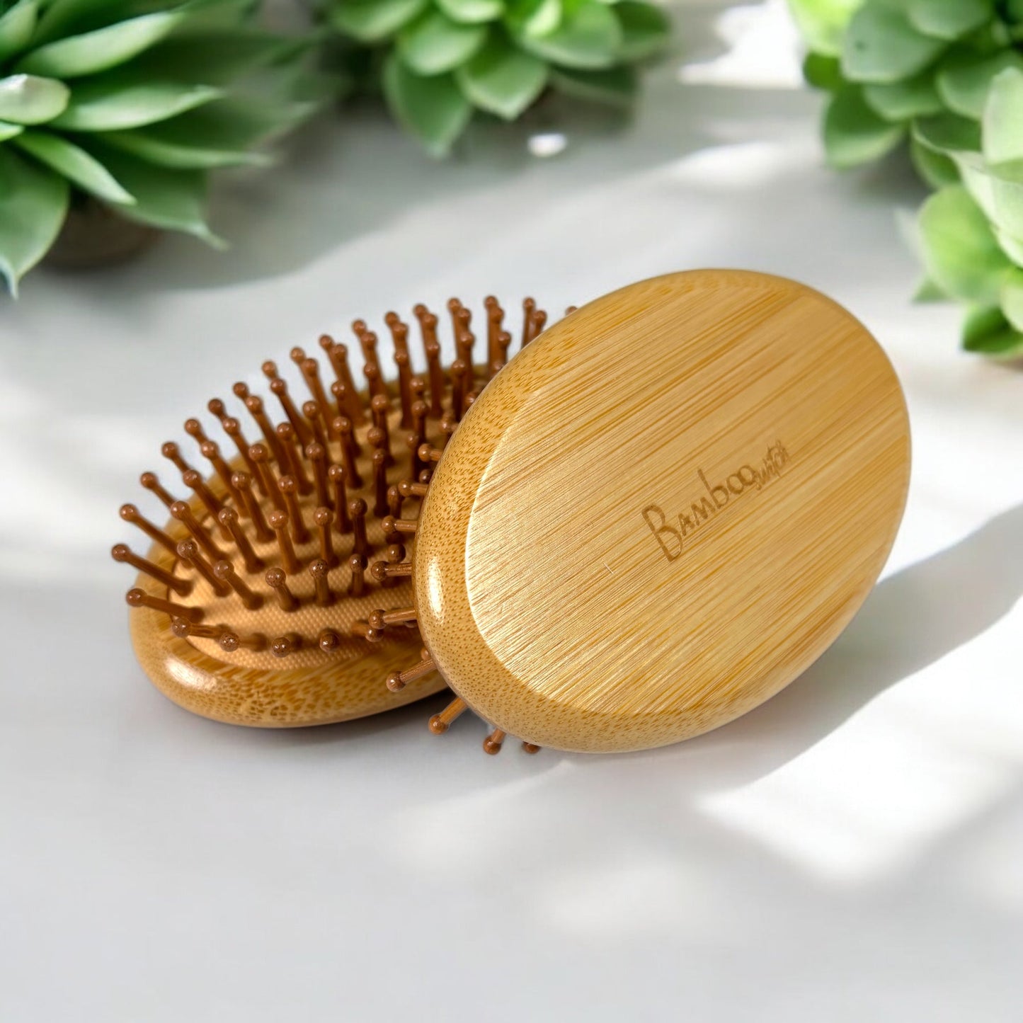 Bamboo Travel Hair Brush - Concordia Style Boutique