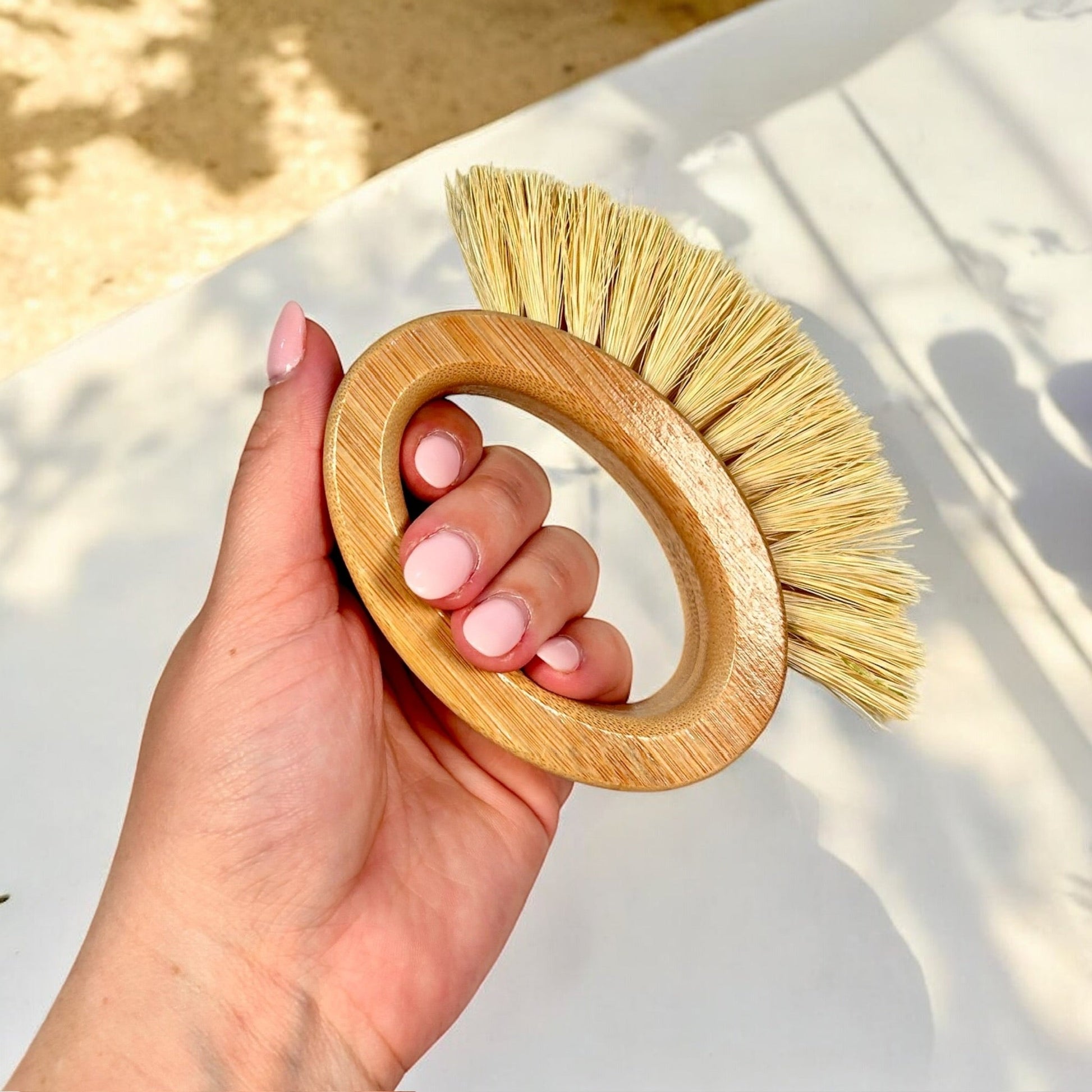 Bamboo Veggie Cleaning Brush | Oval - Concordia Style Boutique