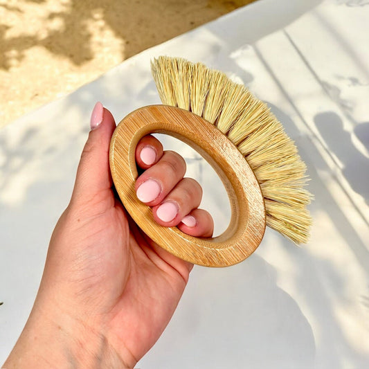 Bamboo Veggie Cleaning Brush | Oval - Concordia Style Boutique