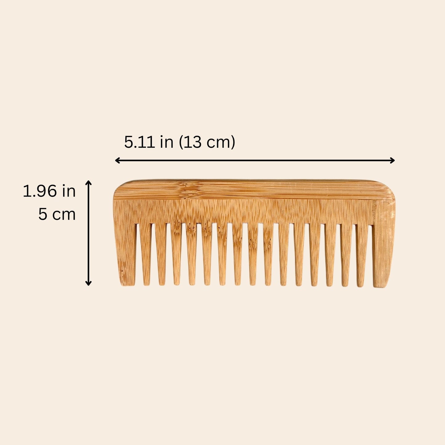 Bamboo Wide Tooth Comb | Compact - Concordia Style Boutique