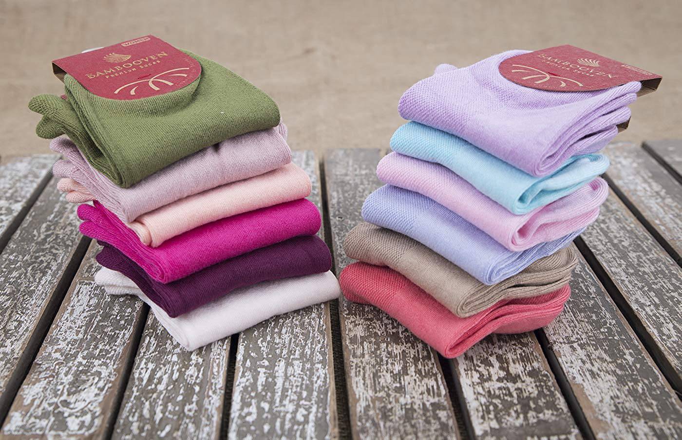 Women’s Bamboo Ankle Socks 12-Pack - 545