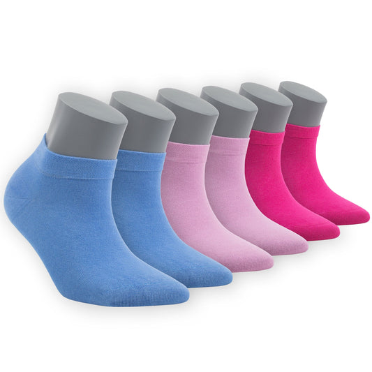 Women’s Bamboo Ankle Socks 6-Pack - 582
