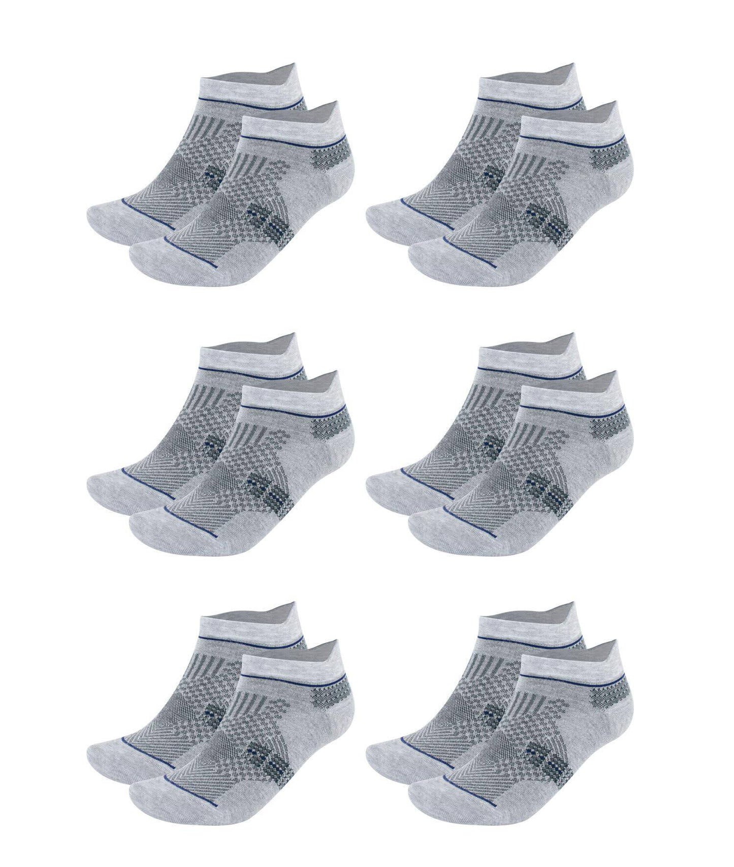 Men's & Women's Bamboo Ankle Socks 6-Pack