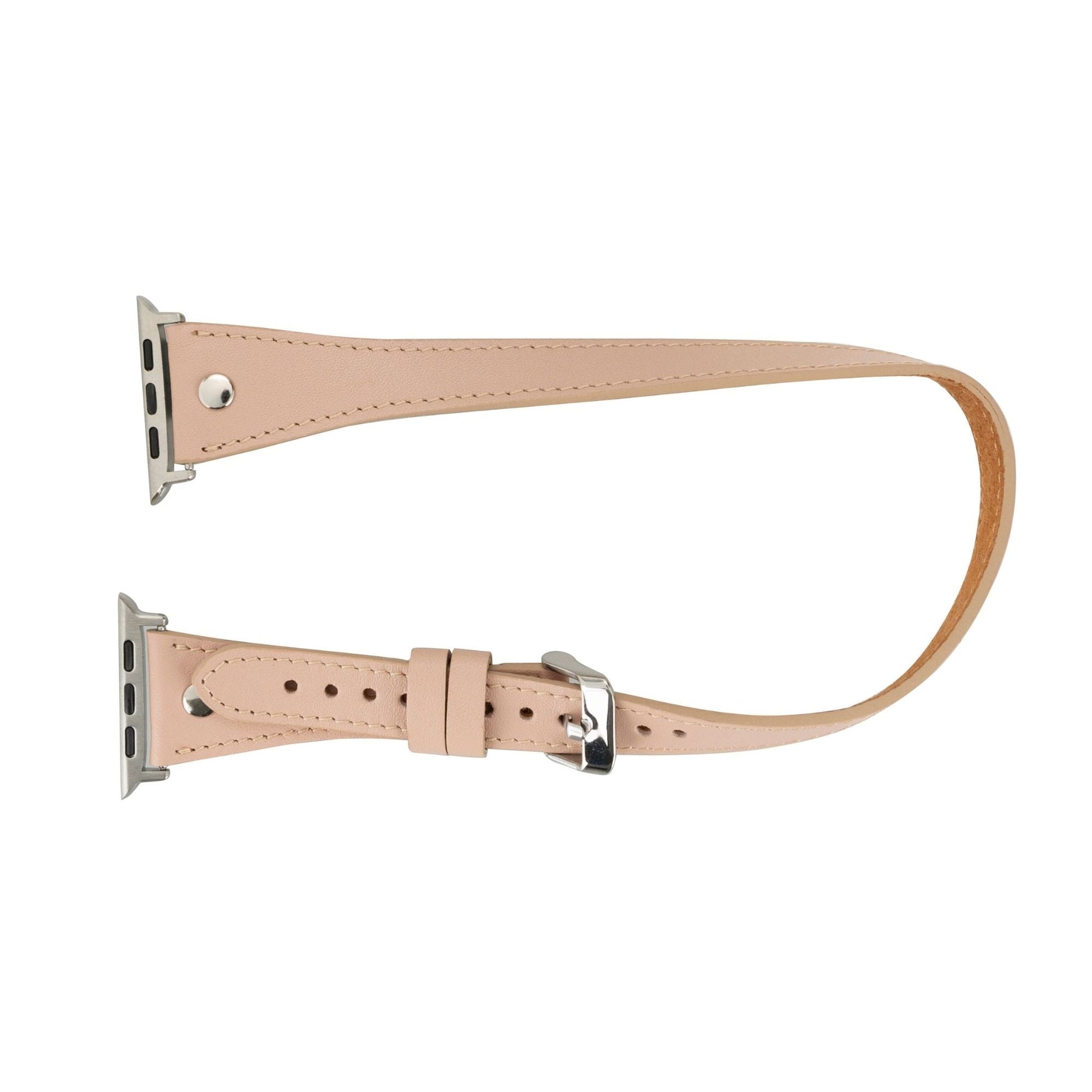 Basin Double Tour Leather Bands for Apple Watch 9, Ultra 2 and SE - Concordia Style Boutique