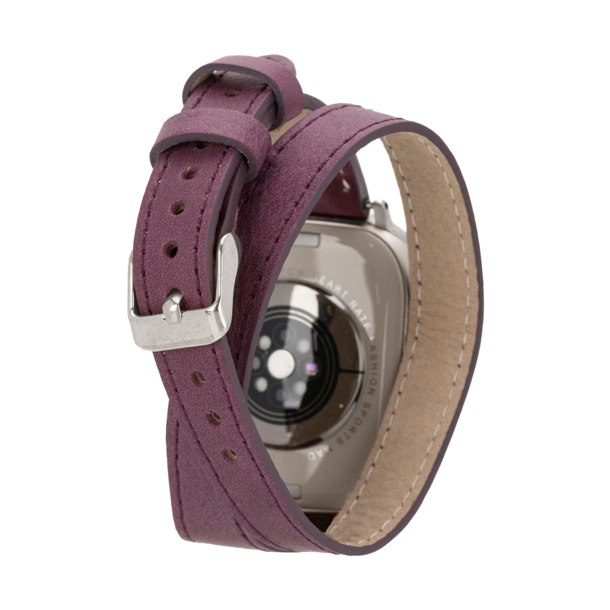 Basin Double Tour Leather Bands for Apple Watch 9, Ultra 2 and SE - Concordia Style Boutique