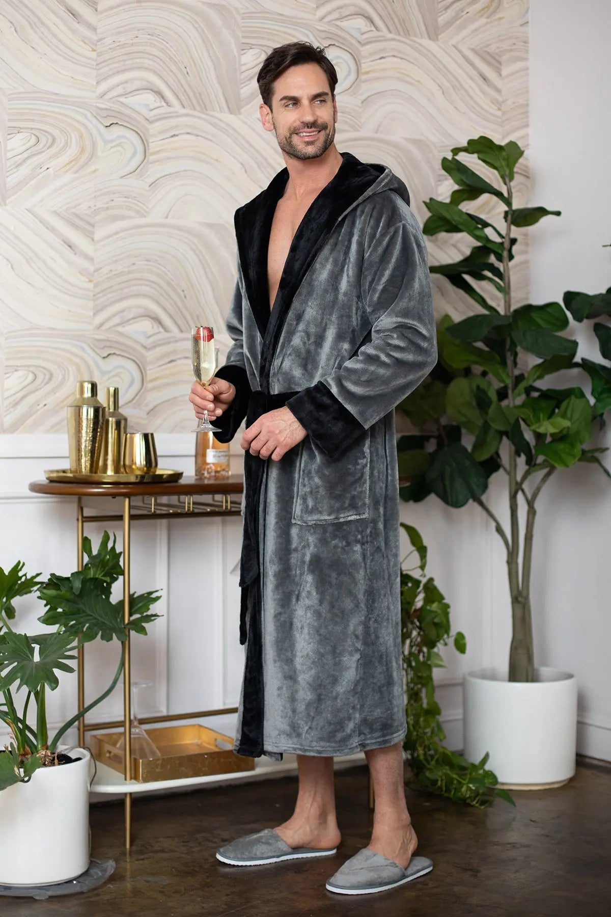 Men’s Robe with Hood – Ultra-Soft Plush Comfort for Everyday Use - Concordia Style Boutique