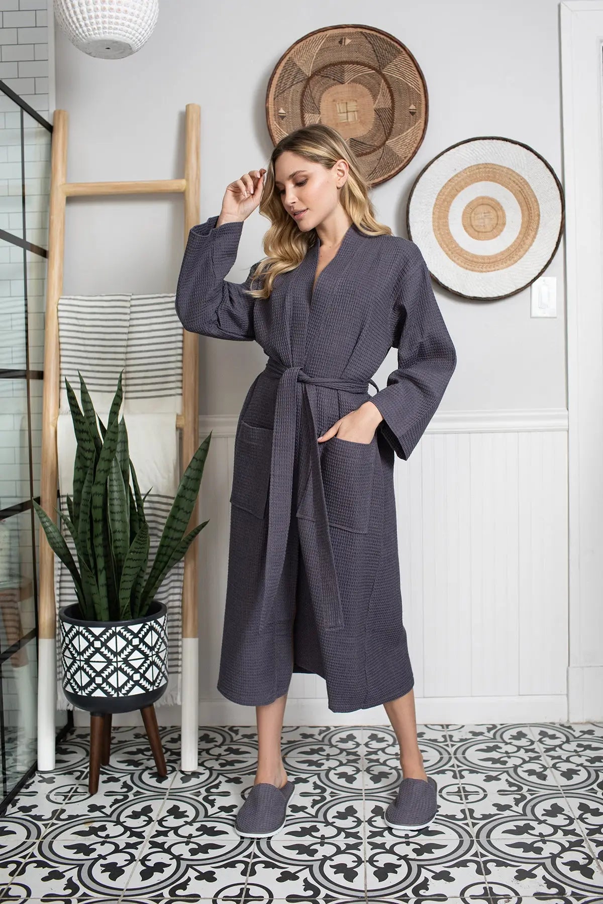 Waffle Robe Womens – Lightweight, Quick-Dry Spa Comfort - Concordia Style Boutique