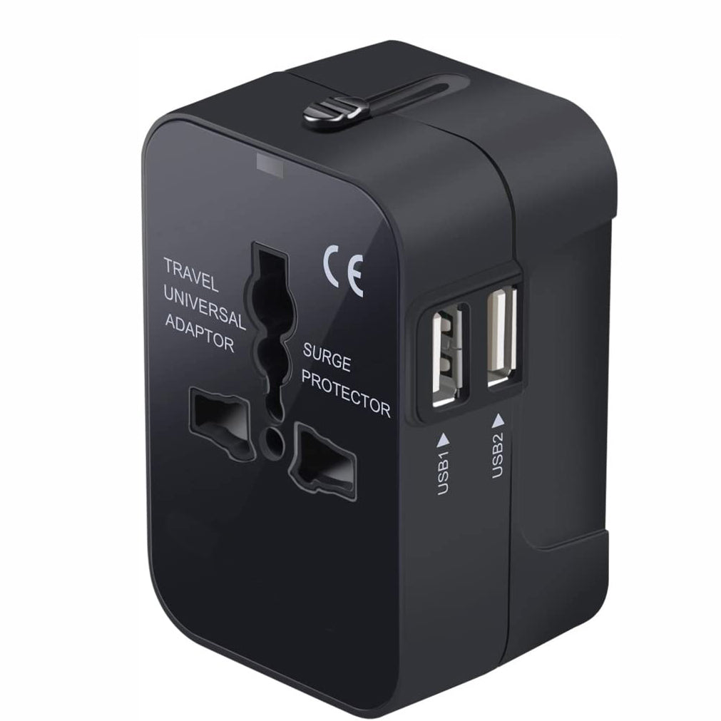 Travel Adapter, Worldwide All In One Universal Travel Adapter Wall Charger AC Power Plug Adapter