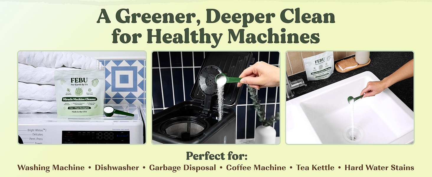 FEBU Multi-Use Machine Cleaner, Made in USA, 6 Oz - Premium Multi-Use Machine Cleaner from Concordia Style Boutique - Just $21.95! Shop now at Concordia Style Boutique