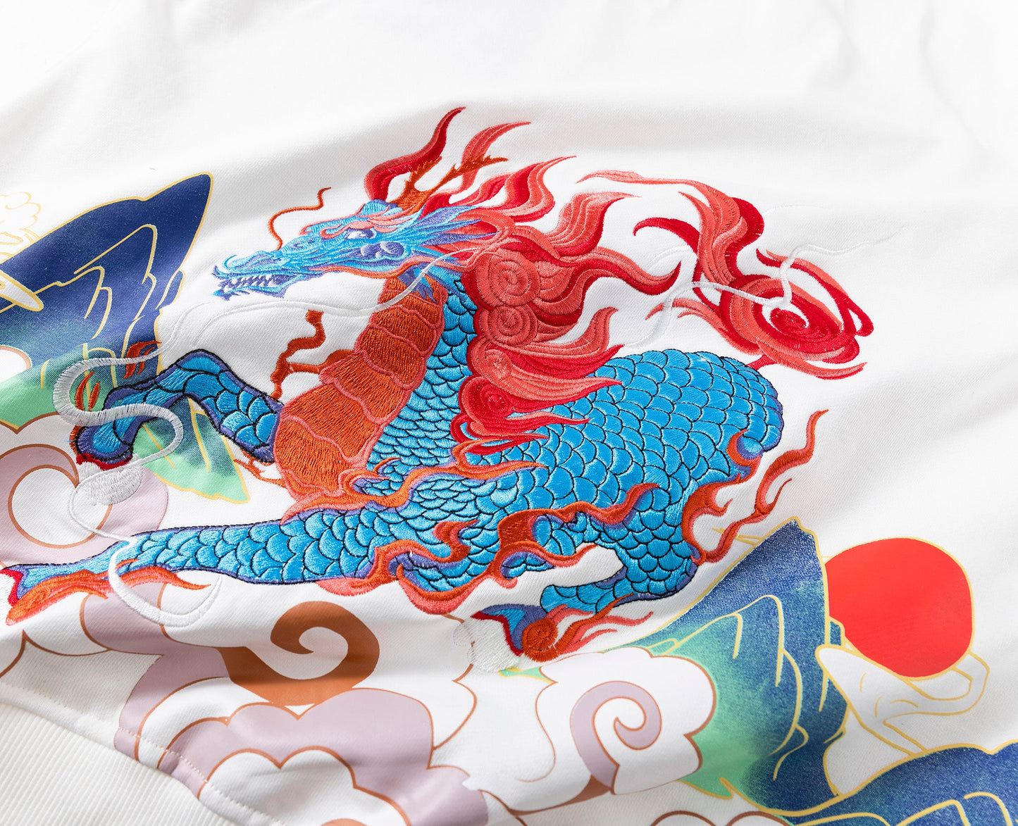 KH9240 Demon Horse Embroidery Hoodie - Concordia Style Boutique