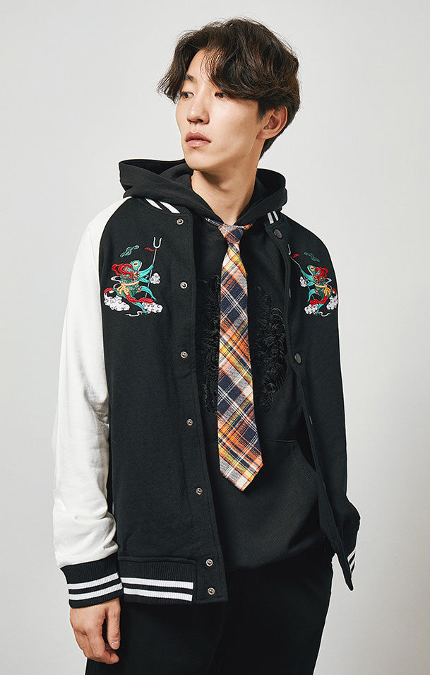 KH3002 Frog Embroidery Jacket - Concordia Style Boutique