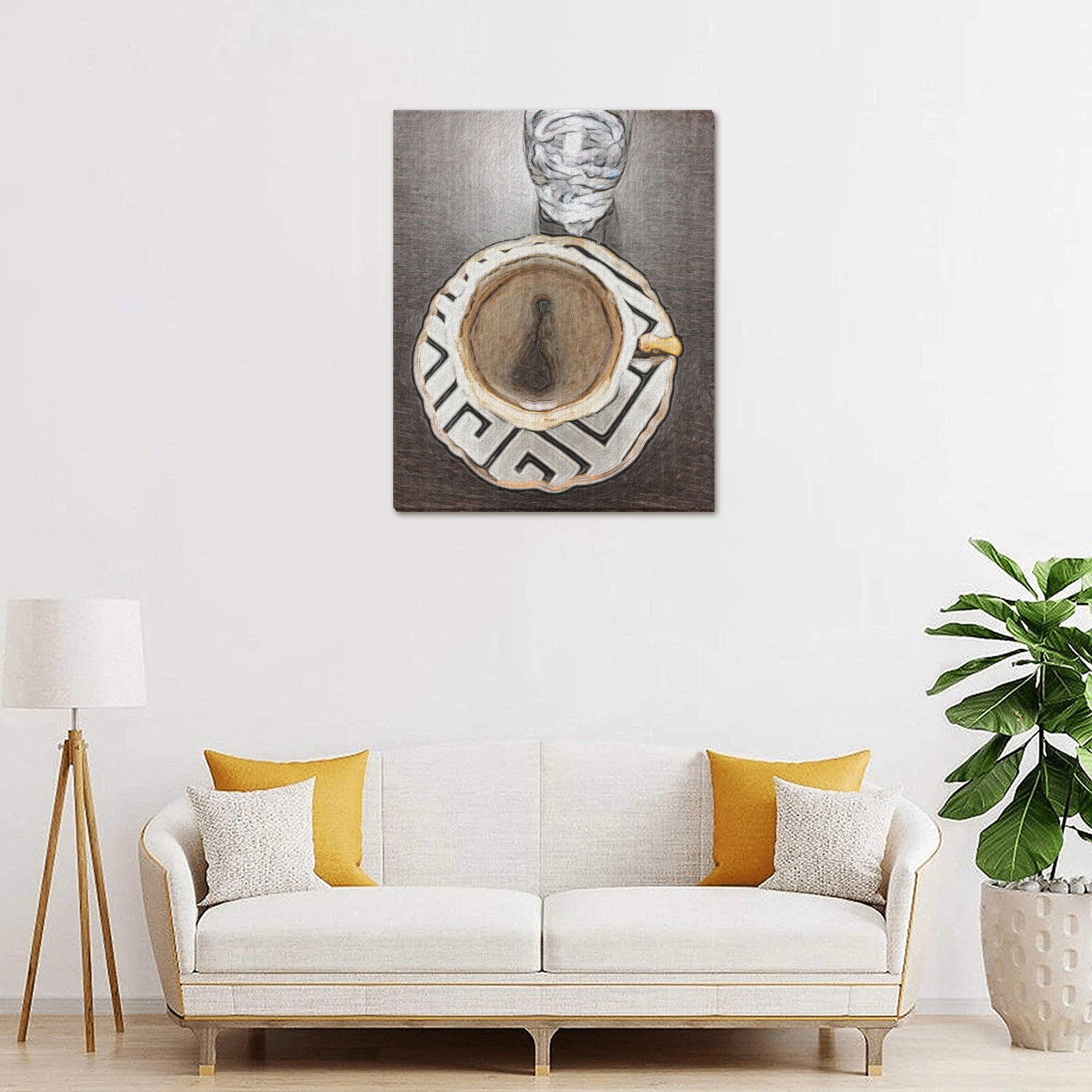 Frame Canvas Print 16"x20" (Made in USA) -"Coffee" - Premium Frame Canvas Print from Concordia Style Boutique - Just $48.82! Shop now at Concordia Style Boutique