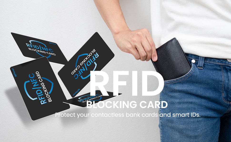 RFID Blocking Card - 6 Pack, Contactless NFC/ Debit/ Credit Card/ Passport Protector - Entire Wallet Protection - Premium RFID Blocking Card from Concordia Style Boutique - Just $11.99! Shop now at Concordia Style Boutique