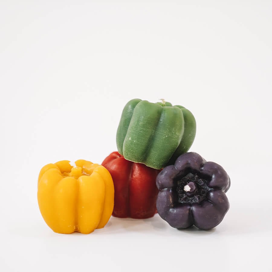 BEESWAX BELL PEPPER CANDLE - Concordia Style Boutique