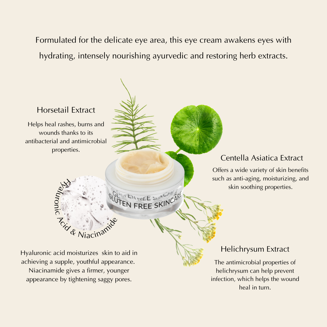 Vegan EpiSilk, Crystal Wrinkle Smoothing Eye Cream - Intense Brightening and Firming Wrinkle Fix for Sensitive Skin - Concordia Style Boutique