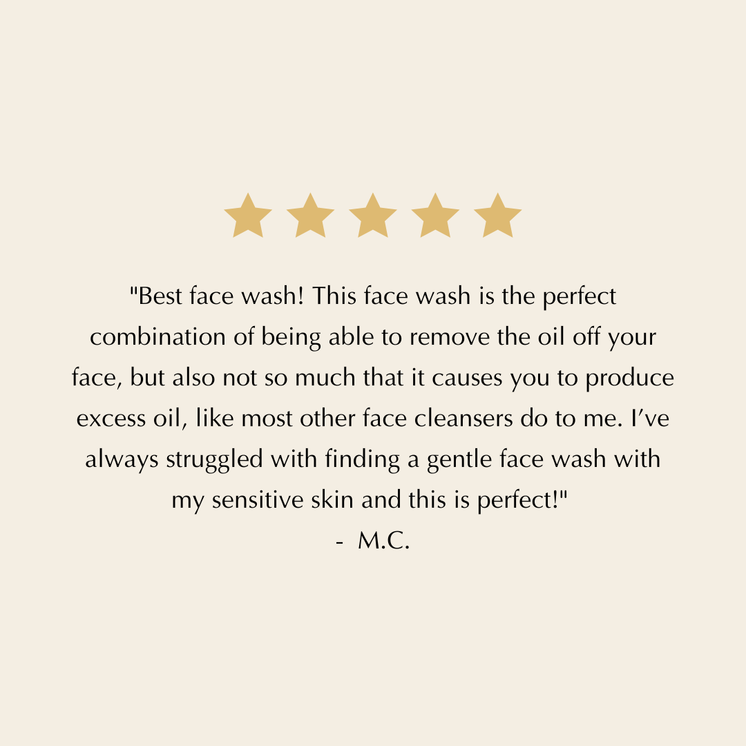 Foaming, Oil-Free Face Wash for Sensitive Skin - Safe for Eyelash Extensions - Concordia Style Boutique