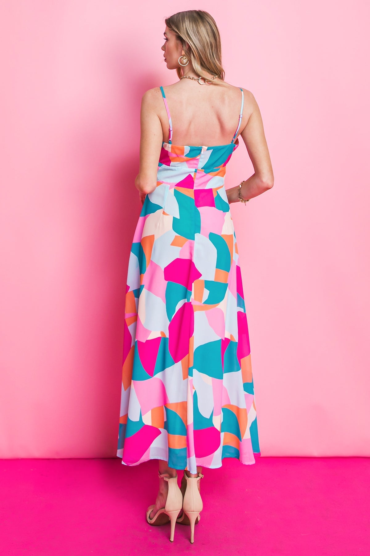 BLUE OCEAN BEACH WOVEN MIDI DRESS - Concordia Style Boutique