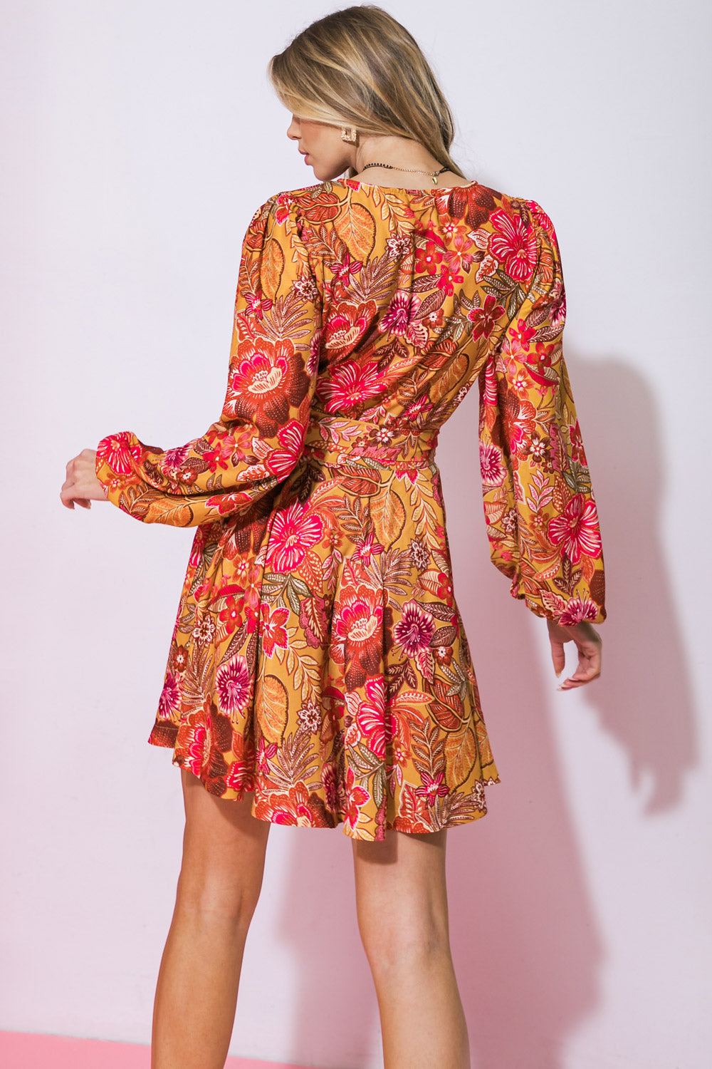 AROUND THE TIME WOVEN MINI DRESS - Concordia Style Boutique