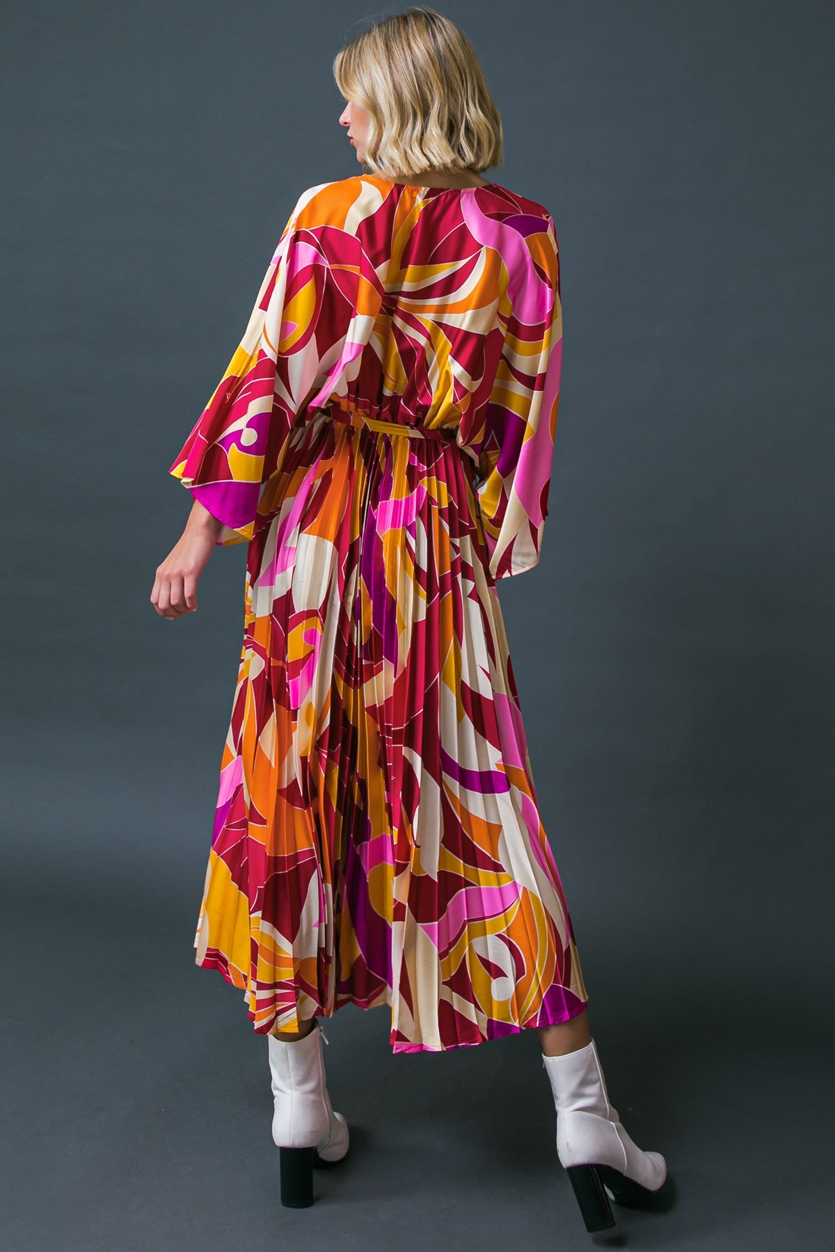 AT FIRST SIGHT WOVEN MIDI DRESS - Concordia Style Boutique