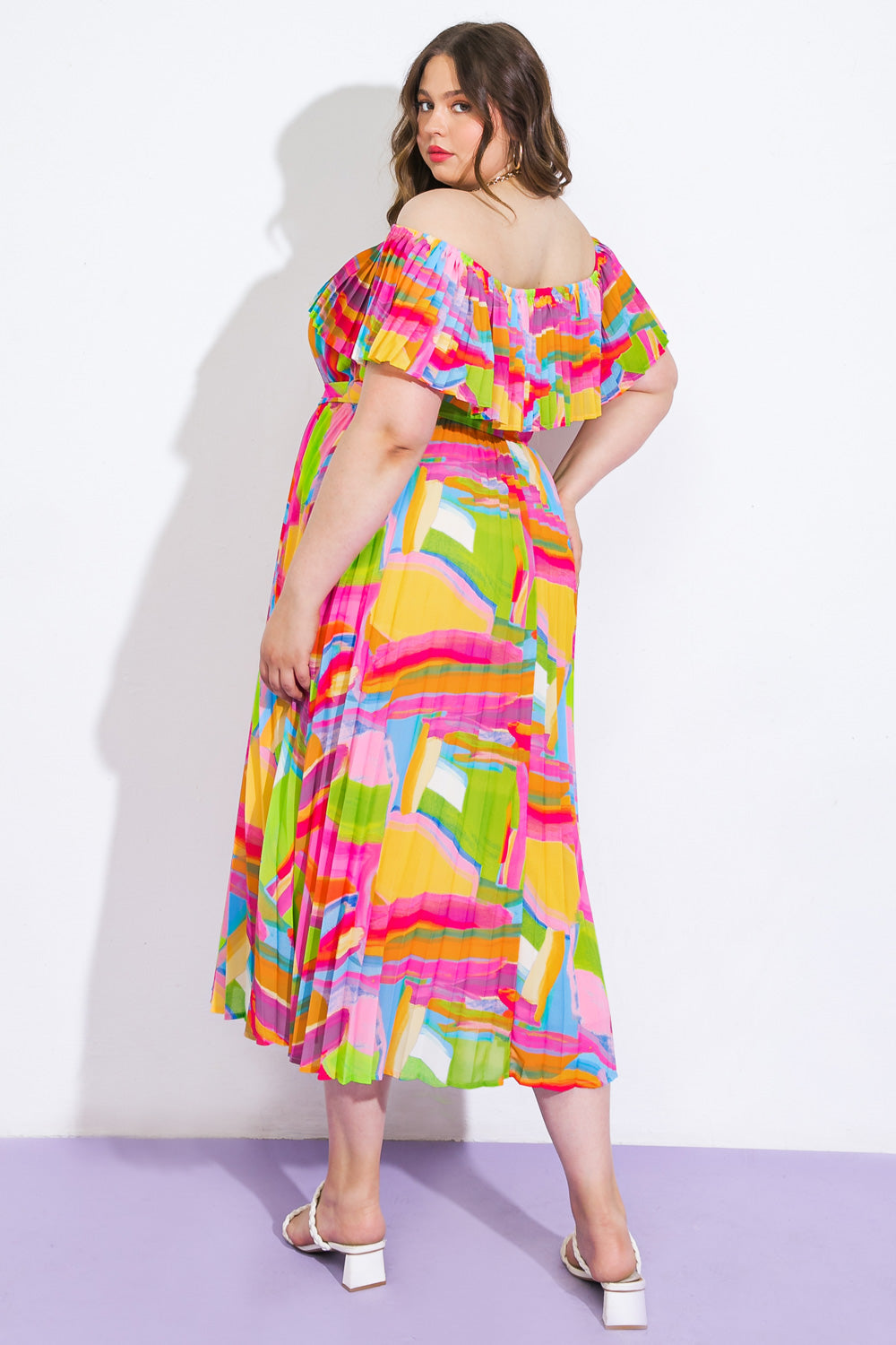 BLOSSOM BOULEVARD WOVEN MIDI DRESS - Concordia Style Boutique