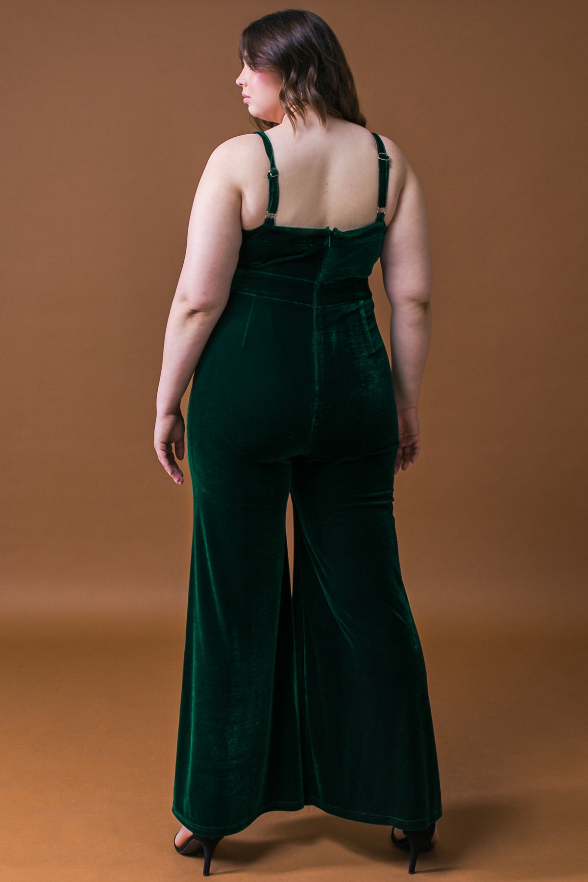 BLOW A KISS VELVET JUMPSUIT - Concordia Style Boutique