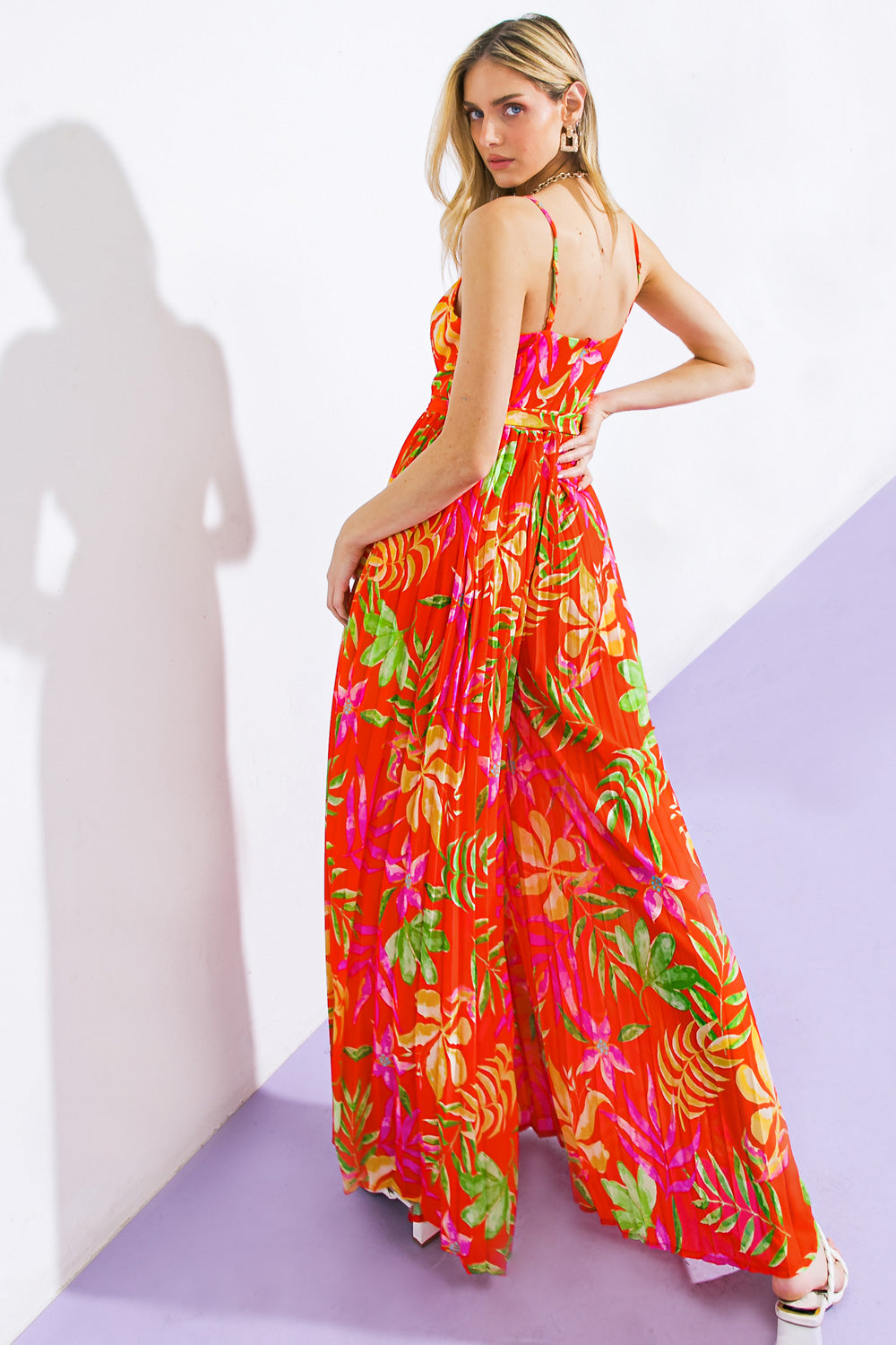 BLOSSOMING WITH JOY WOVEN JUMPSUIT - Concordia Style Boutique