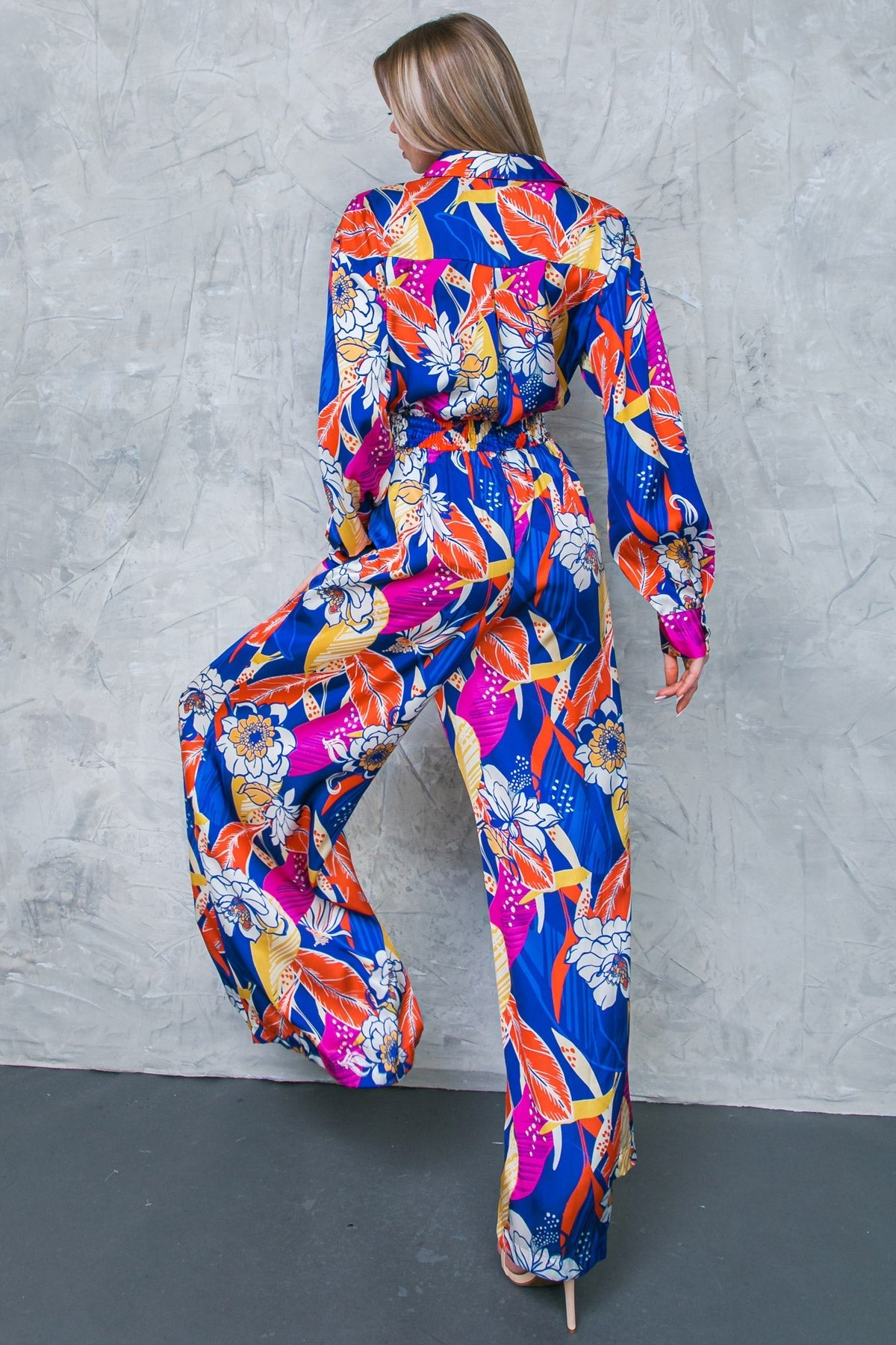 BLOOMING HOPE WOVEN JUMPSUIT - Concordia Style Boutique