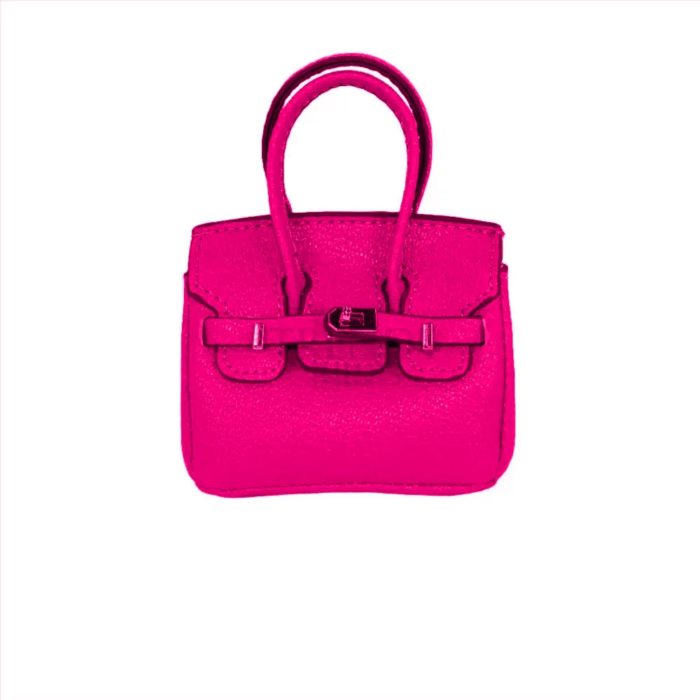 Birkin Bag Inspired Mini Handbag Bag Charm Case - Concordia Style Boutique
