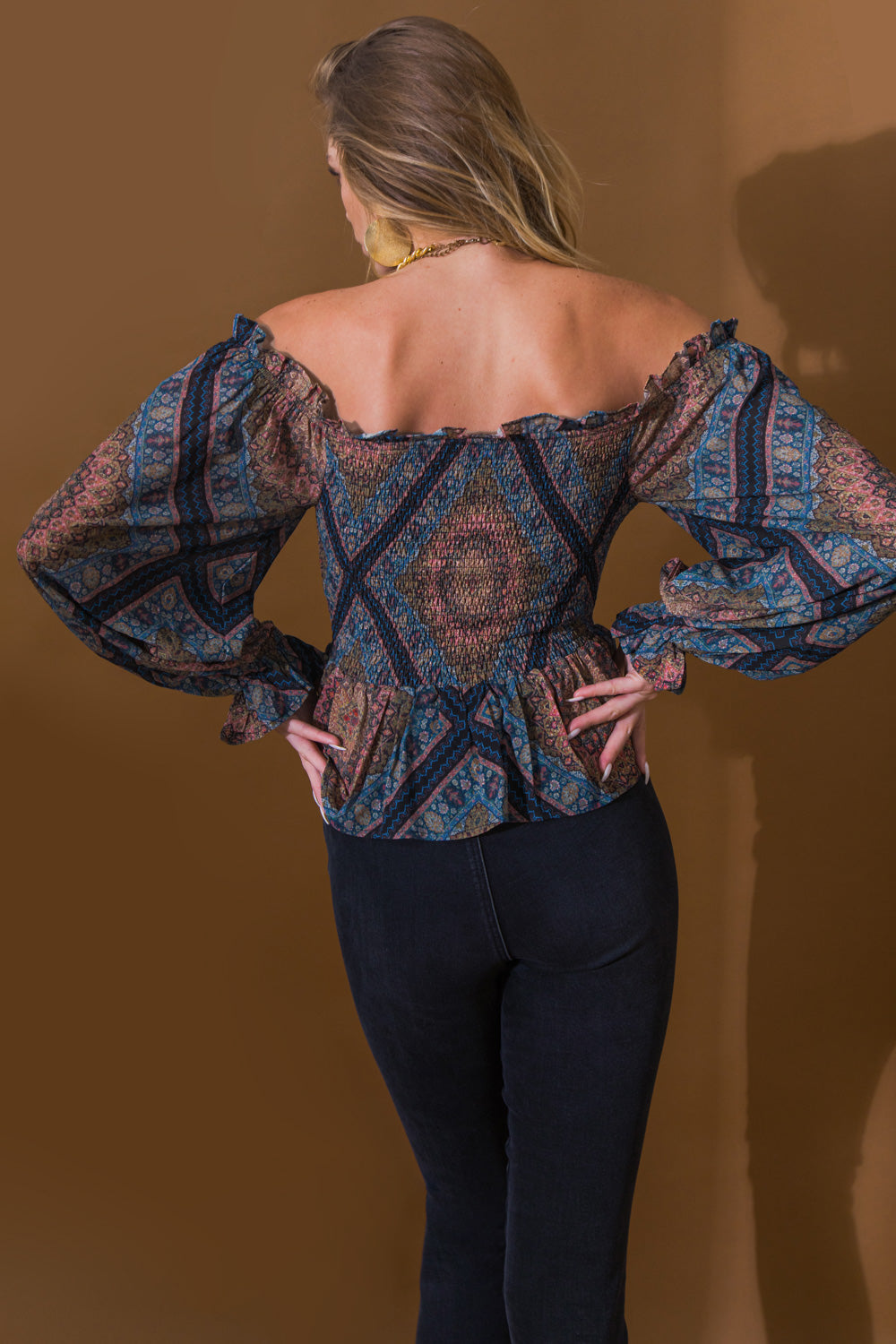 BOHO RAINBOW WOVEN TOP - Concordia Style Boutique