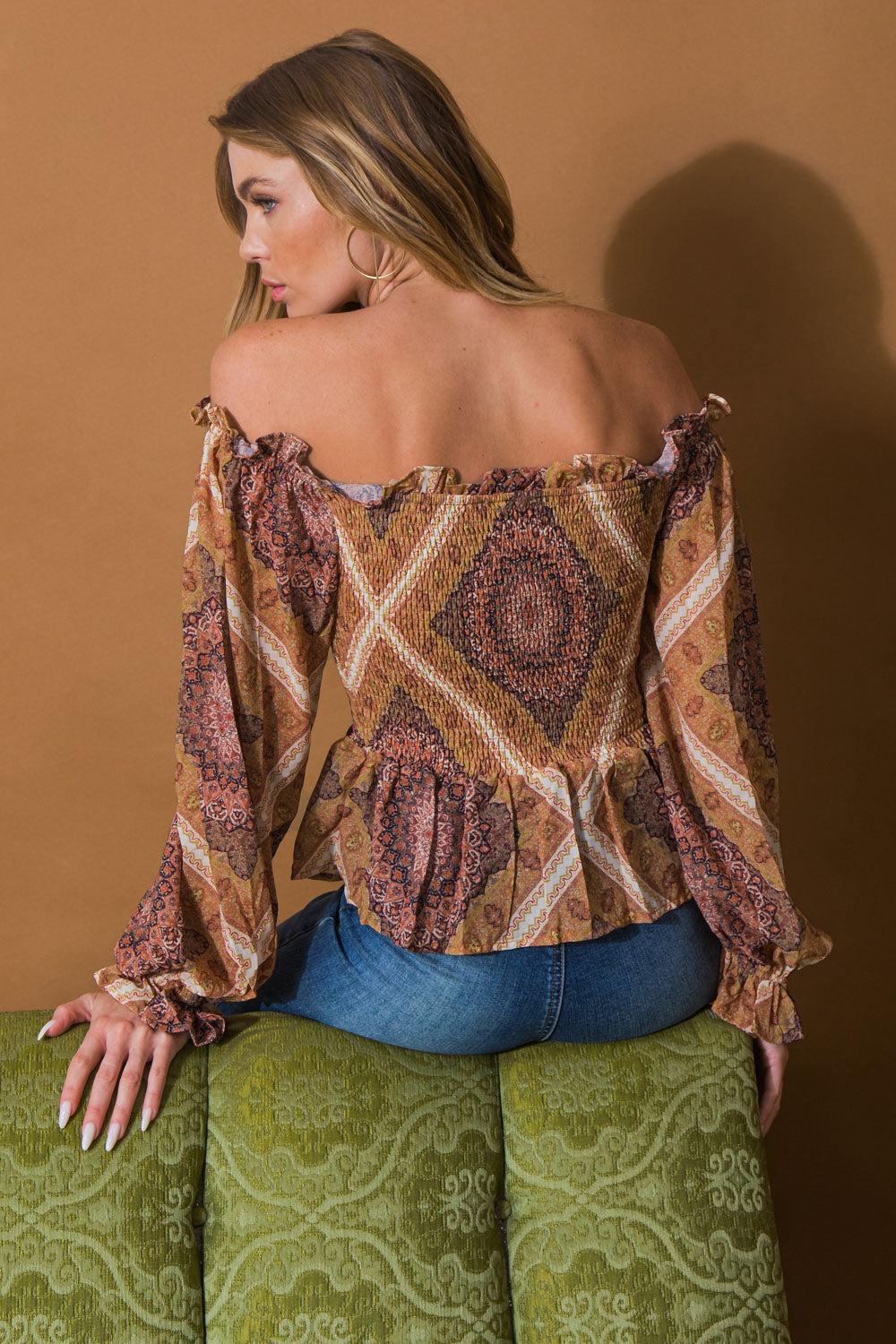 BOHO RAINBOW WOVEN TOP - Concordia Style Boutique