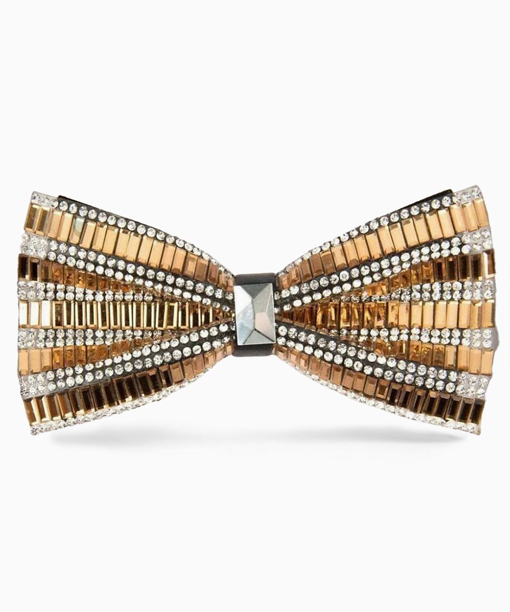 Vittorio Farina Men's Jeweled Bow Tie in Gift Box