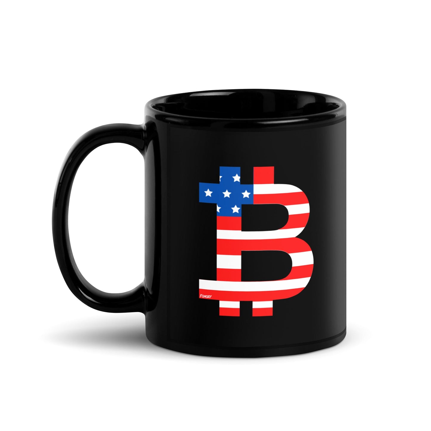 American Flag Bitcoin B Coffee Mug - Concordia Style Boutique