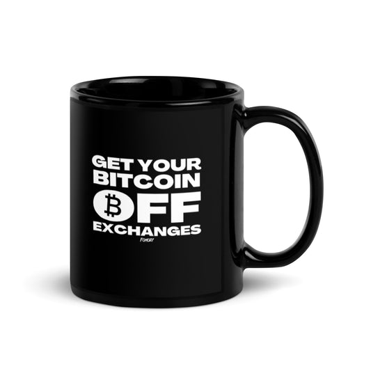 Get Your Bitcoin Off Exchanges (White Lettering) Coffee Mug - Concordia Style Boutique