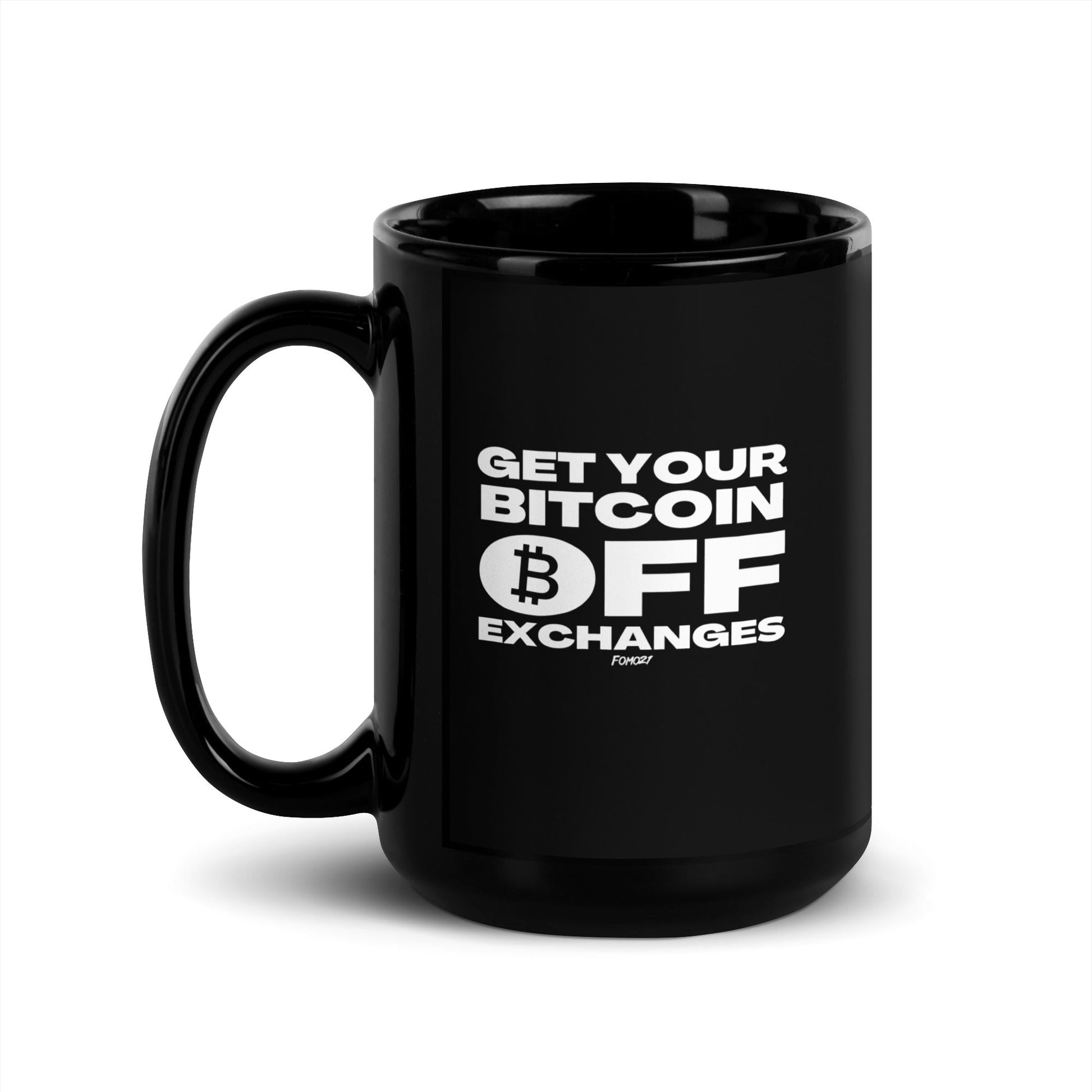 Get Your Bitcoin Off Exchanges (White Lettering) Coffee Mug - Concordia Style Boutique