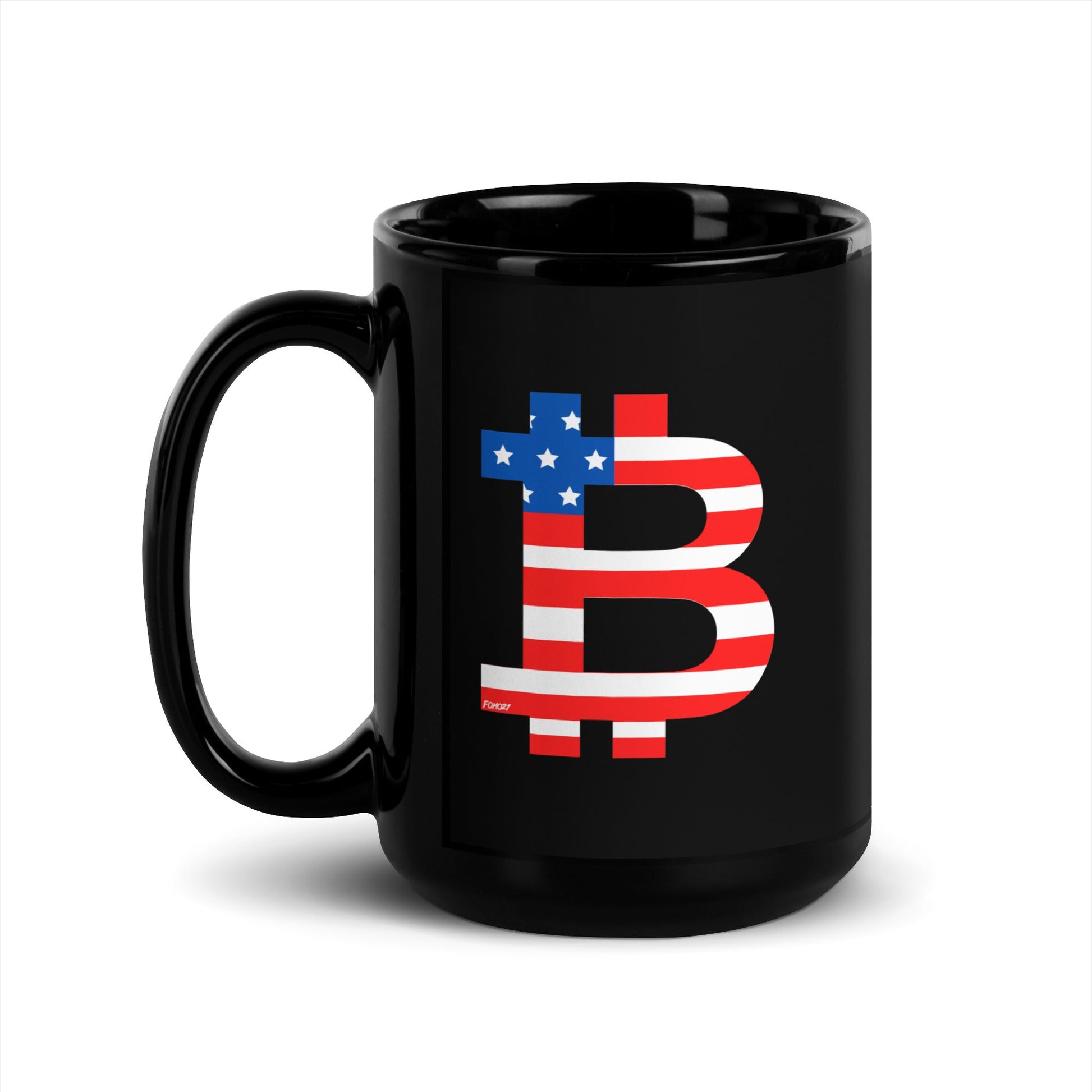 American Flag Bitcoin B Coffee Mug - Concordia Style Boutique