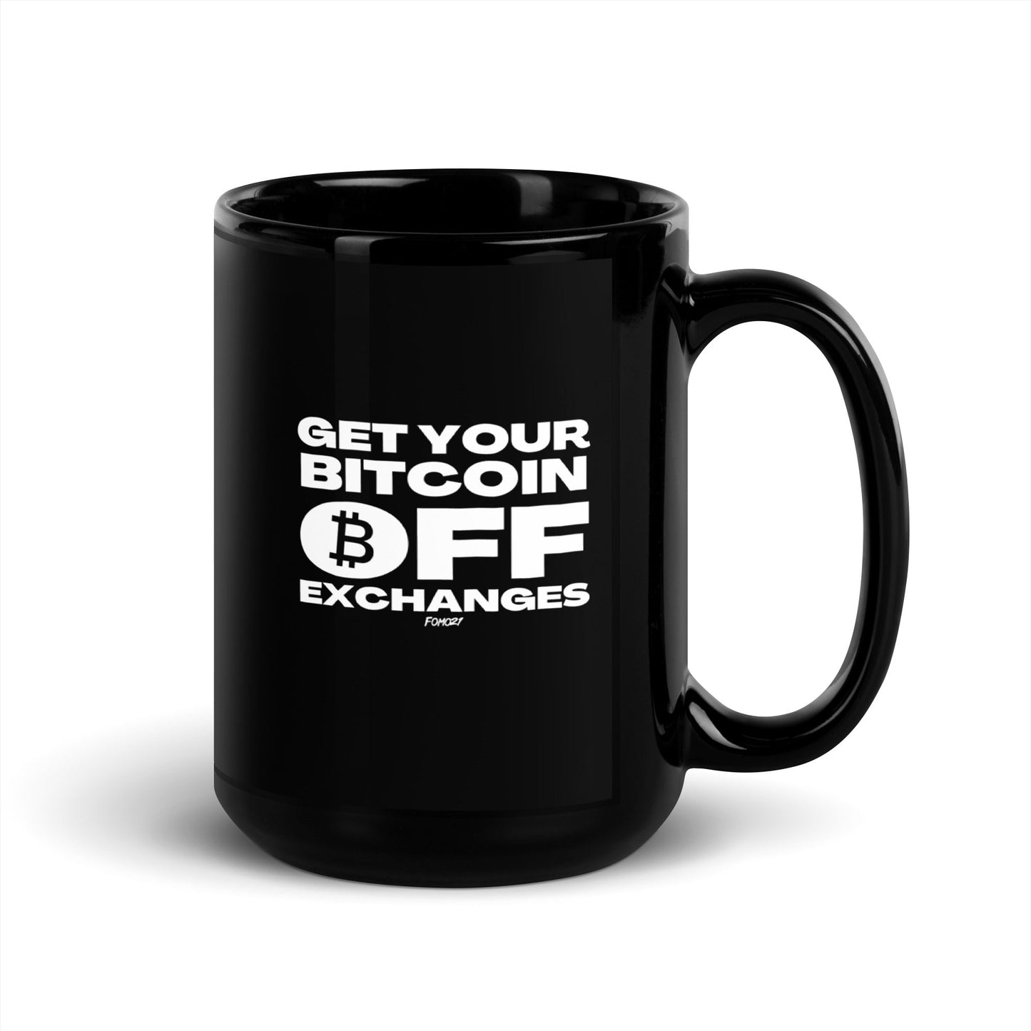 Get Your Bitcoin Off Exchanges (White Lettering) Coffee Mug - Concordia Style Boutique