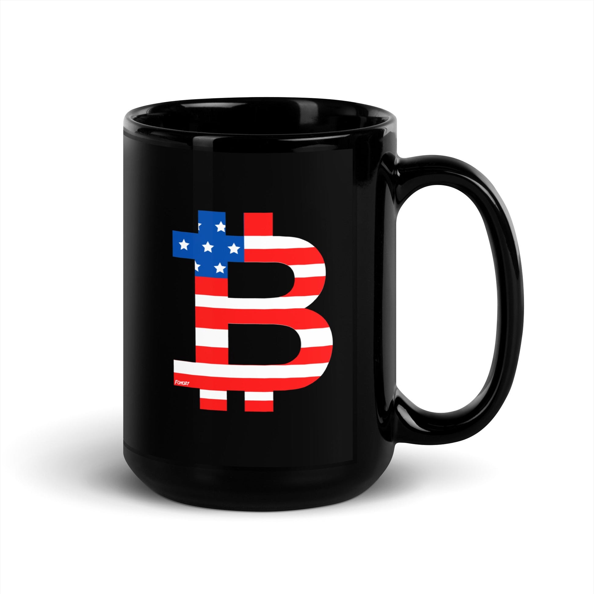 American Flag Bitcoin B Coffee Mug - Concordia Style Boutique