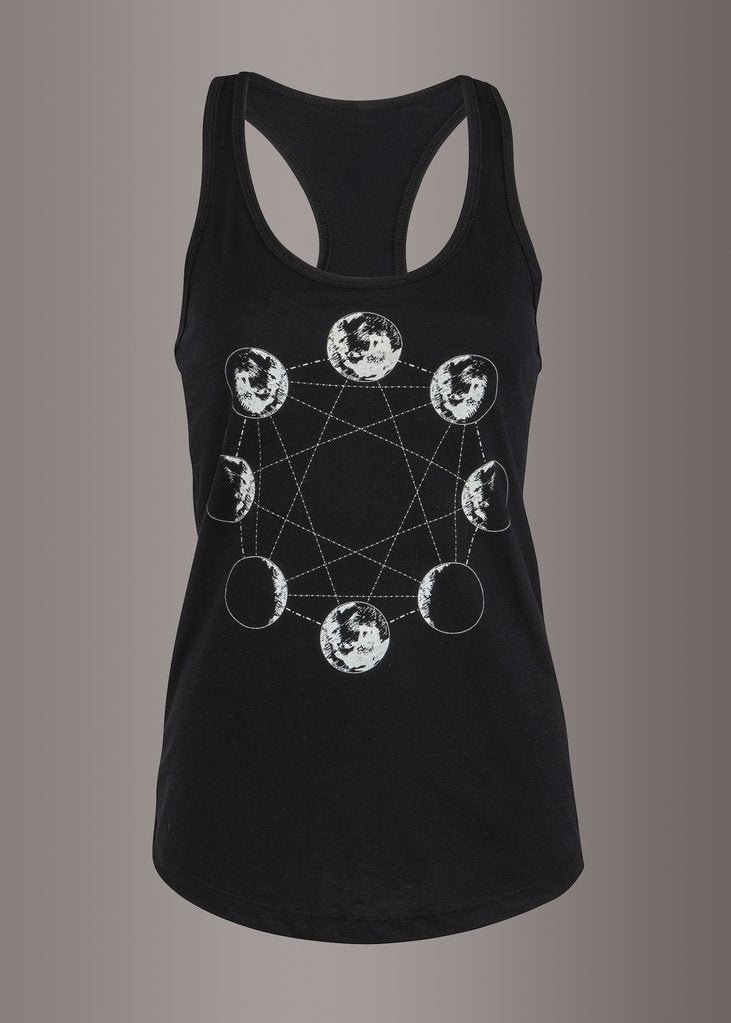 Twilight Galaxy Moon Phases Tank Top - Concordia Style Boutique