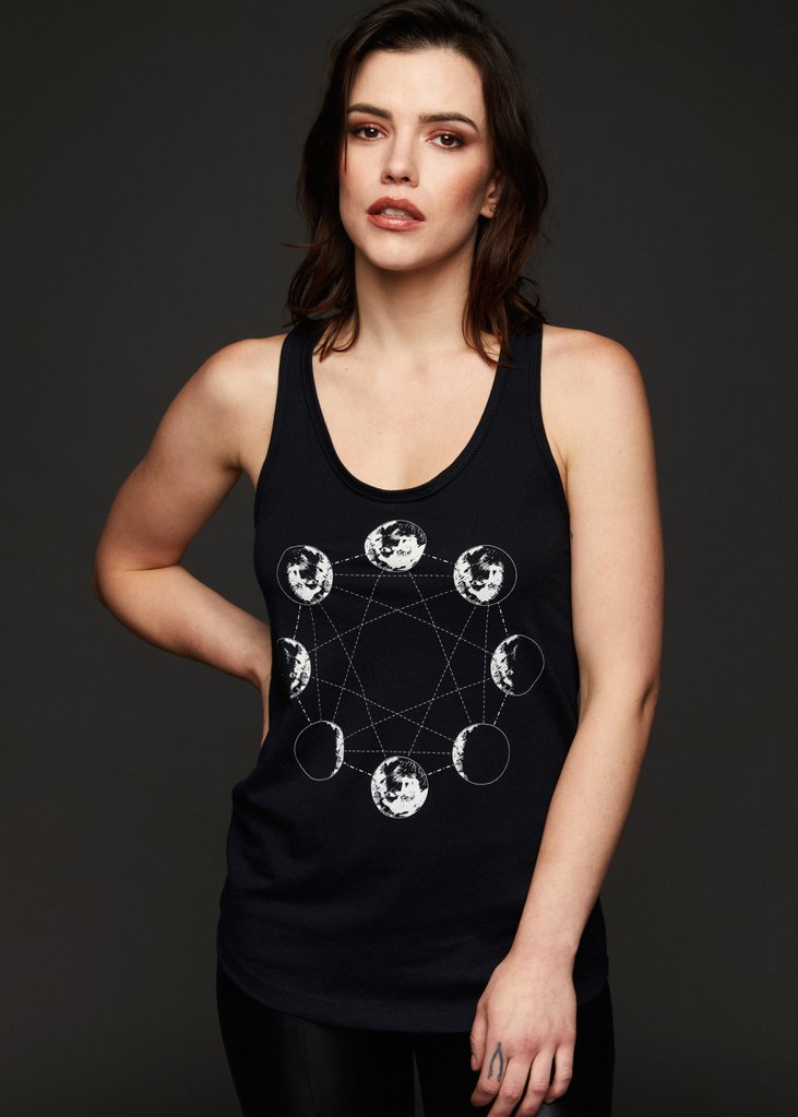 Twilight Galaxy Moon Phases Tank Top - Concordia Style Boutique
