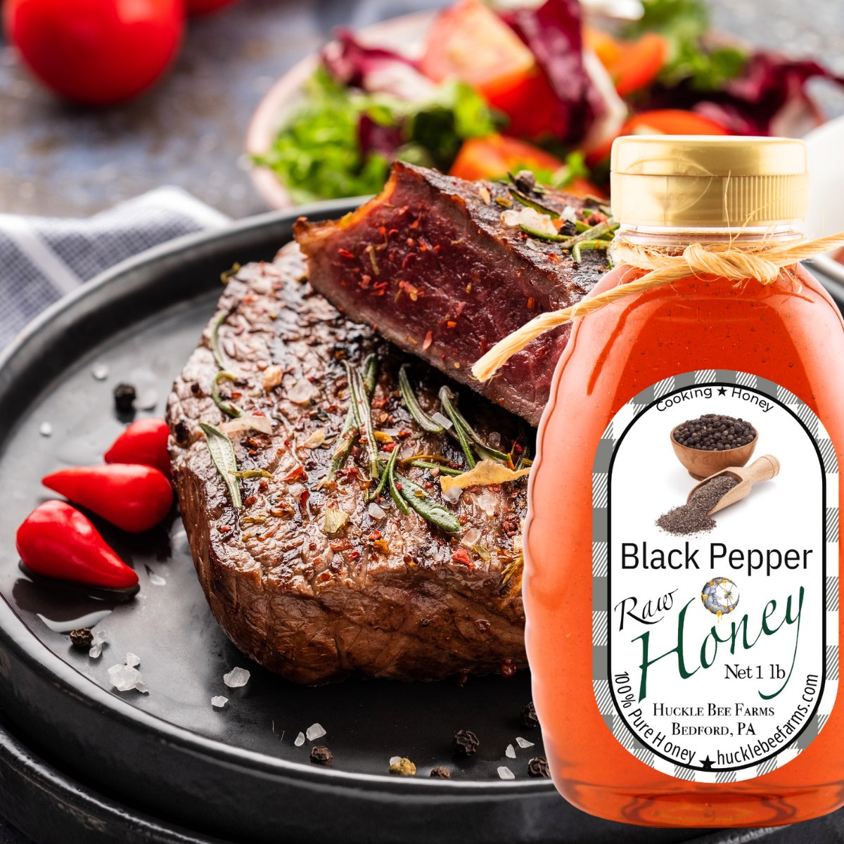 Black Pepper Infused Honey - Concordia Style Boutique