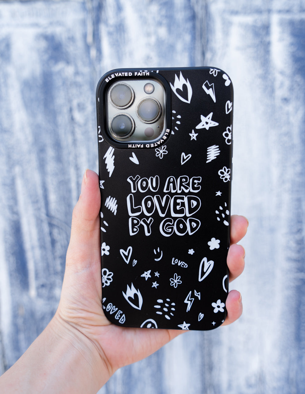 Black You Are Loved By God Phone Case - Concordia Style Boutique