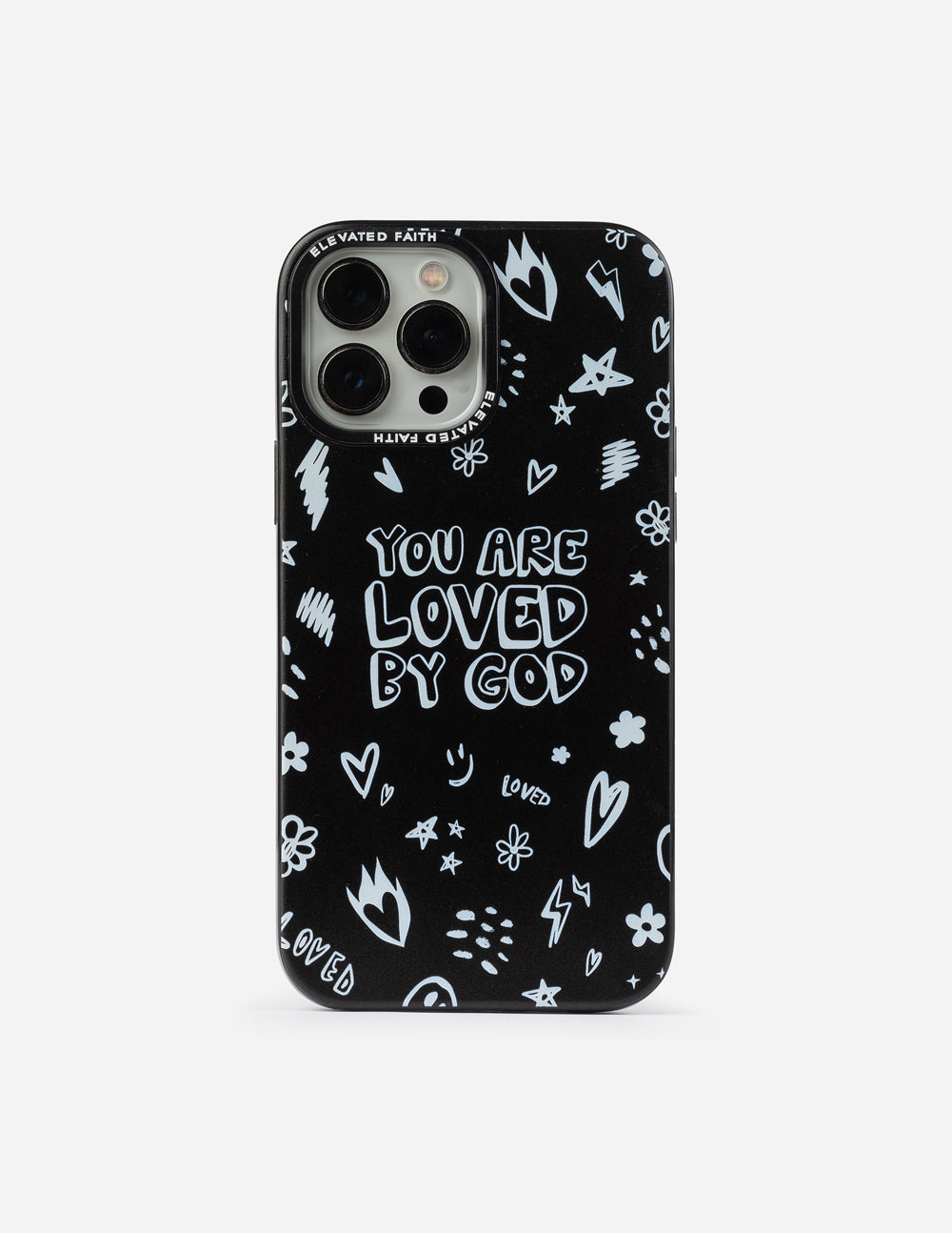 Black You Are Loved By God Phone Case - Concordia Style Boutique