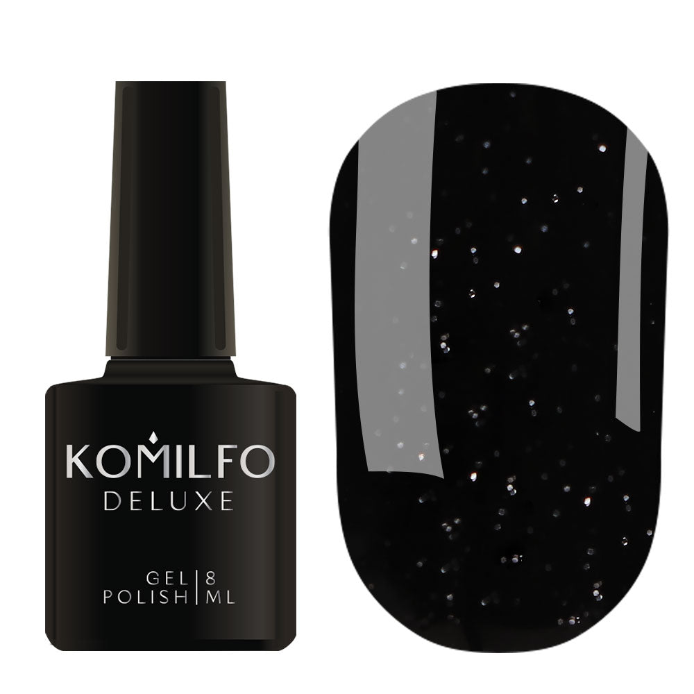 Komilfo Gel polish “Black”(Red,Blue,Gold,Silver) 8 ml
